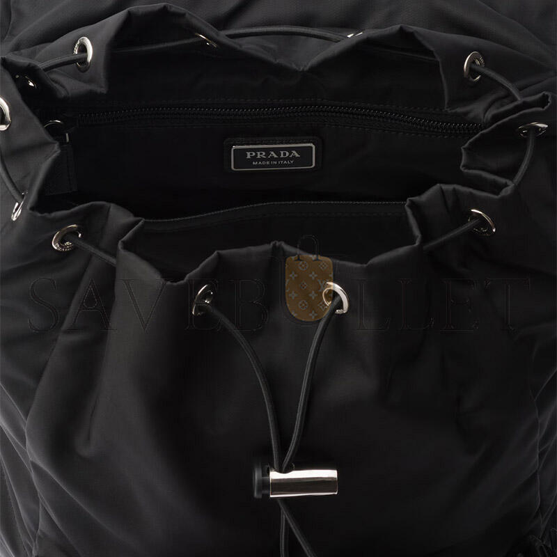 PRADA RE-NYLON AND SAFFIANO LEATHER BACKPACK 2VZ135 (45*27*17cm)